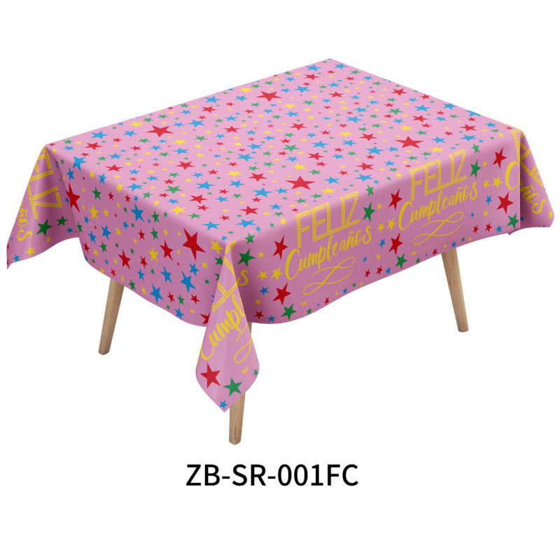 Mantel desechable para fiesta de la Copa Mundial 2026, mantel de Disney perlado, material MOPP sin necesidad de lavado