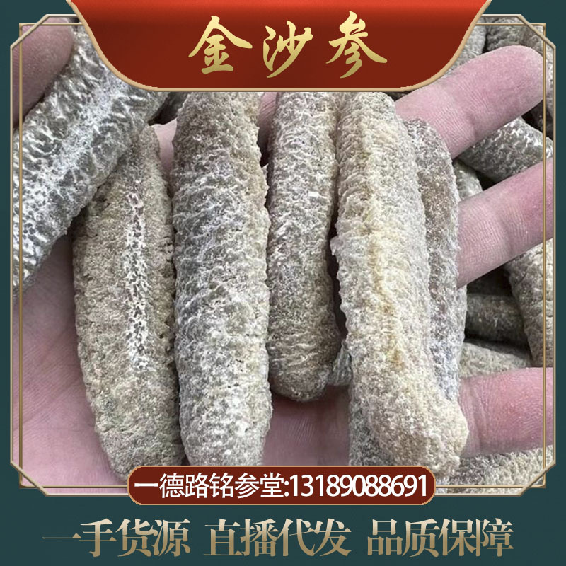 wholesale Deep sea sea cucumber Sands Aquatic products Seafood dried food gold High-fat Meat