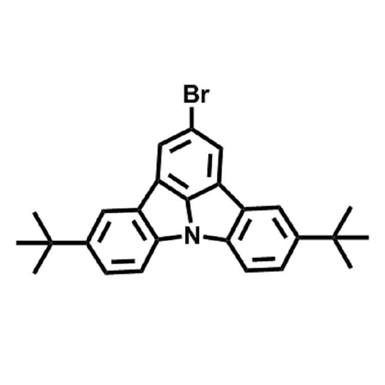 2-溴-5,11-二叔丁基吲哚[3,2,1-JK]咔唑  CAS:2348500-70-7  98%