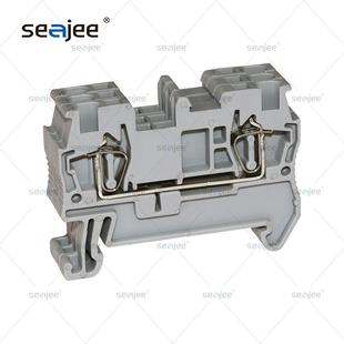 Factory Direct ST1.5 wiring terminal guide rail ST-1.5 spring terminal row pull back spring terminal