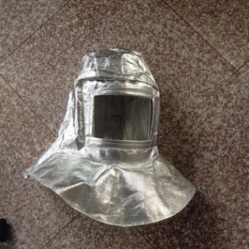 厂家直发铝箔隔热头罩耐1000度高温防火隔热500度消防头套防护罩