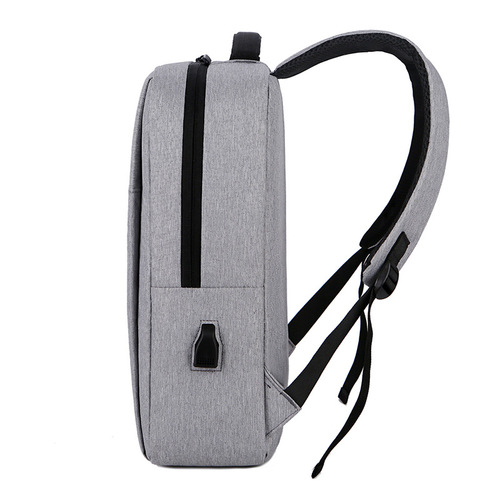 Large Capacity Business Backpack with Printing Function, USB Charging Multi-functional Laptop Bag Dual Shoulder Bag for Men