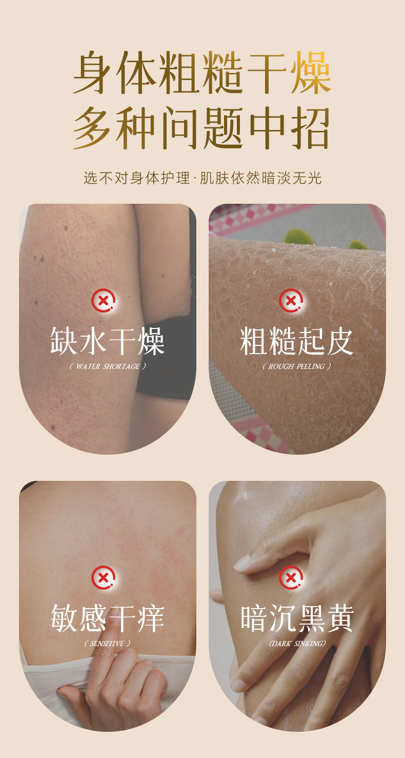 Aikangning Mugwort Body Lotion 300g Moisturizing Hydrating Skin Care specifications