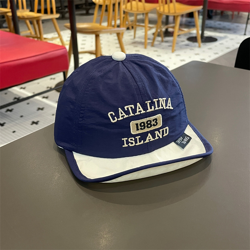 Sombreros de secado rápido para bebés sombreros de verano delgados sombreros de boca de pato sombreros de bebés pequeños sombreros de béisbol para niños y niñas sombreros de sol