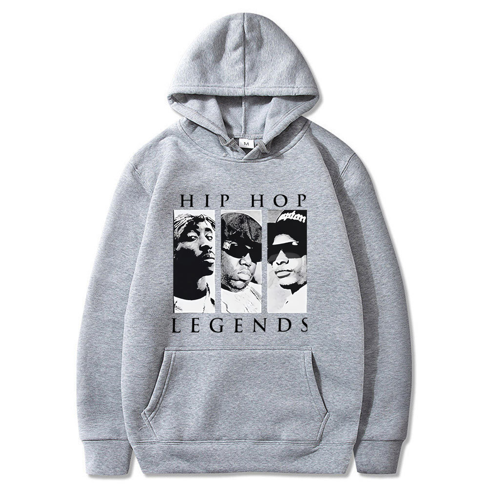 Hip Hop Legend Tupac 2Pac Hoodies Printing Cotton Men Hoodie