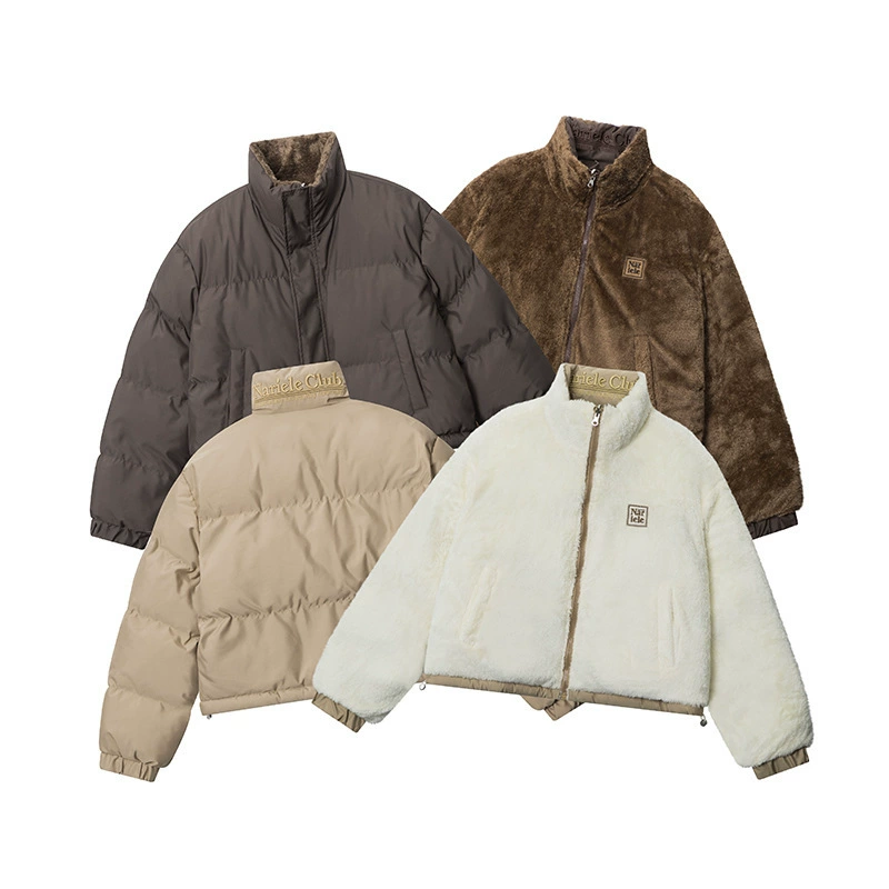Ретро короткая трендовая down jacket, американский стиль, увеличенная толщина