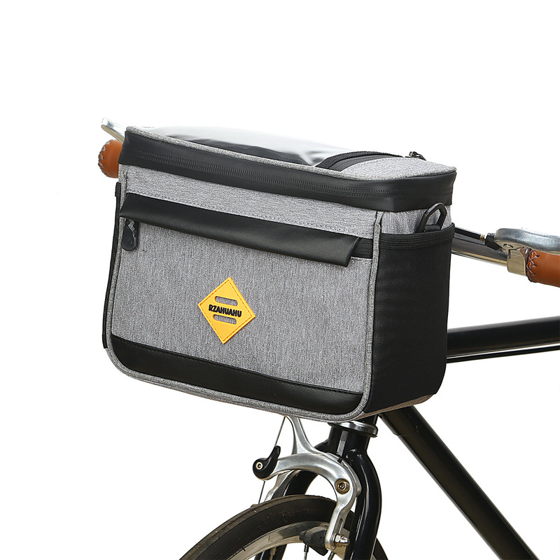 Bicycle Front Beam Bag Head Bag Electric Car Handlebar Bag Water-repellent Front Hanging Bag Motorcycle Insulation Bag picnic bag