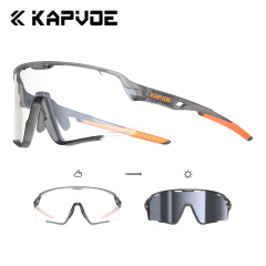 カプヴォ翼竜KAPVOEサイクリンググラス変色コーティング自転車防風ゴーグルロードバイクサングラス