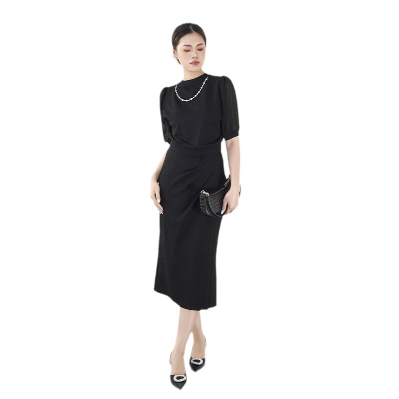 Elegant retro black set