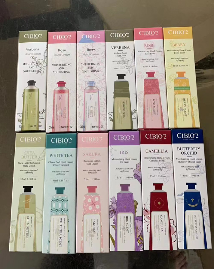 CIBIO'2 Hand Cream Soft Gift Moist Flower Fragrance Moisturizing Nourishing Hand Cream Set Gift Wholesale