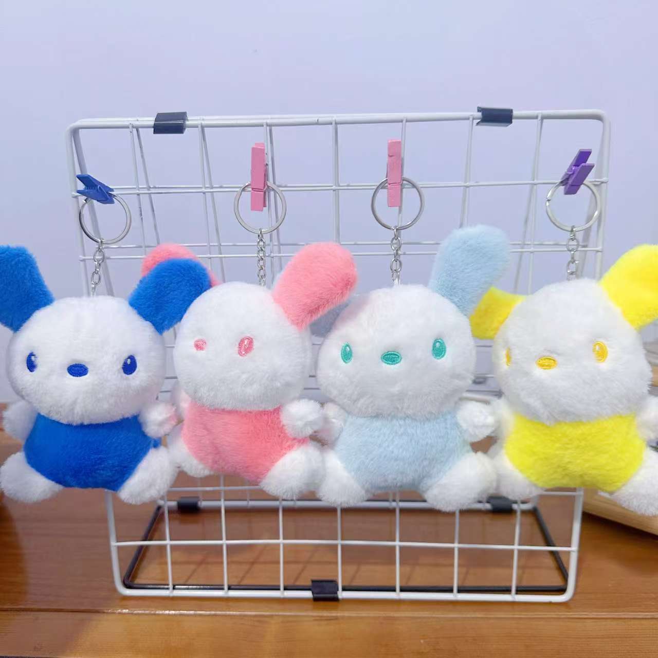 Cuatro pulgadas muñeca de peluche pequeño colgante muñeca llavero muñeca mochila colgante juguete de peluche regalo
