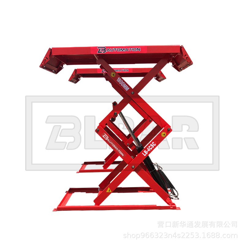 Suministro de fábrica ultrafino tijeras pequeñas 1,8 m sin ranura de excavación equipo de mantenimiento de elevación del coche plataforma de elevación hidráulica