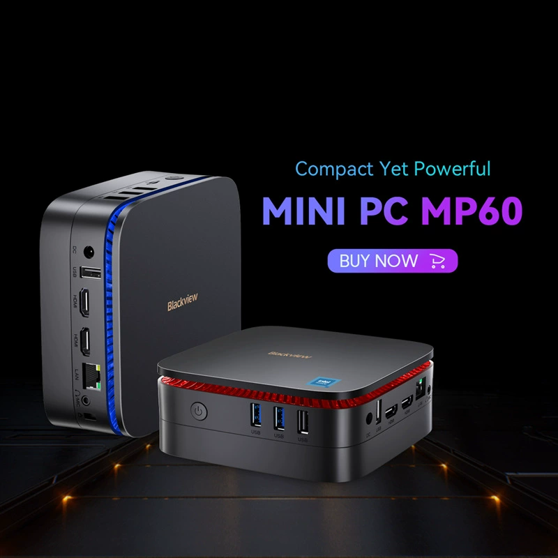 BlackView mini PC12 generation MP60 computer host terminal box 16+1TB Hong Kong delivery