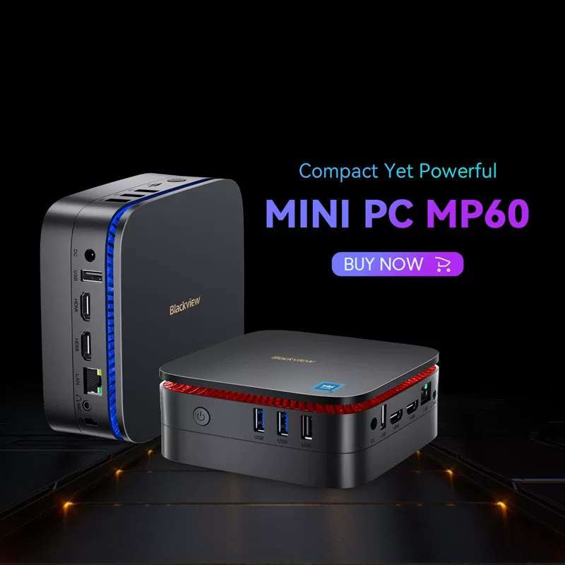 BlackView mini PC12 generation MP60 computer host terminal box 16+1TB Hong Kong delivery