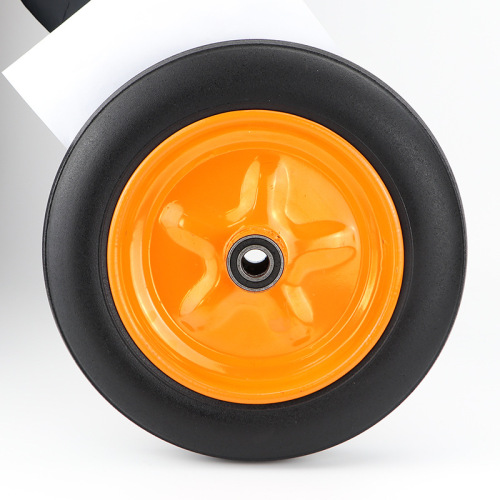 Wholesale 12-inch rubber wheels silent casters 300-8 solid casters dolly hand truck tire small caster