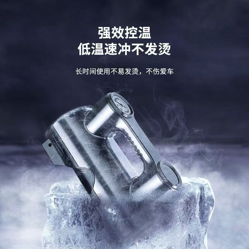 Car Air Pump for Tires, Dual-Cylinder, High-Pressure, High-Power, 12V for Car, 220V for Home Use, Genuine Product