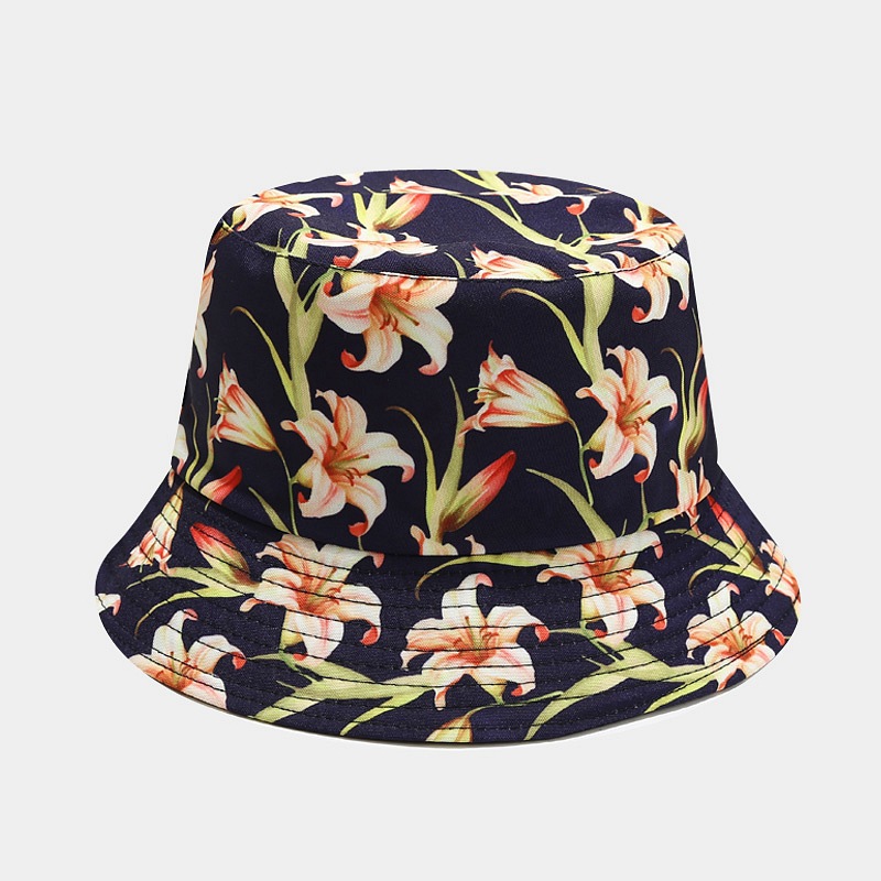 Women's Fashion Graffiti Double-sided Wide Eaves Bucket Hat display picture 20