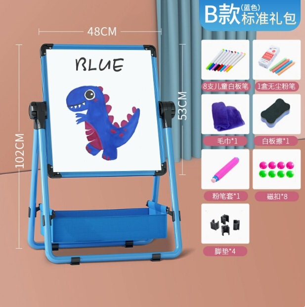 在庫あり、子供用お絵かきボード、磁気玩具、スタンド式小型黒板、ホワイトボード、落書き、消せる絵板、インタラクティブ磁気吸着|undefined