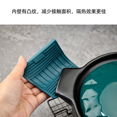 Diamond pattern rubber anti-scalding hand clips thickened hand clips microwave gloves casserole iron pot ear cuffs