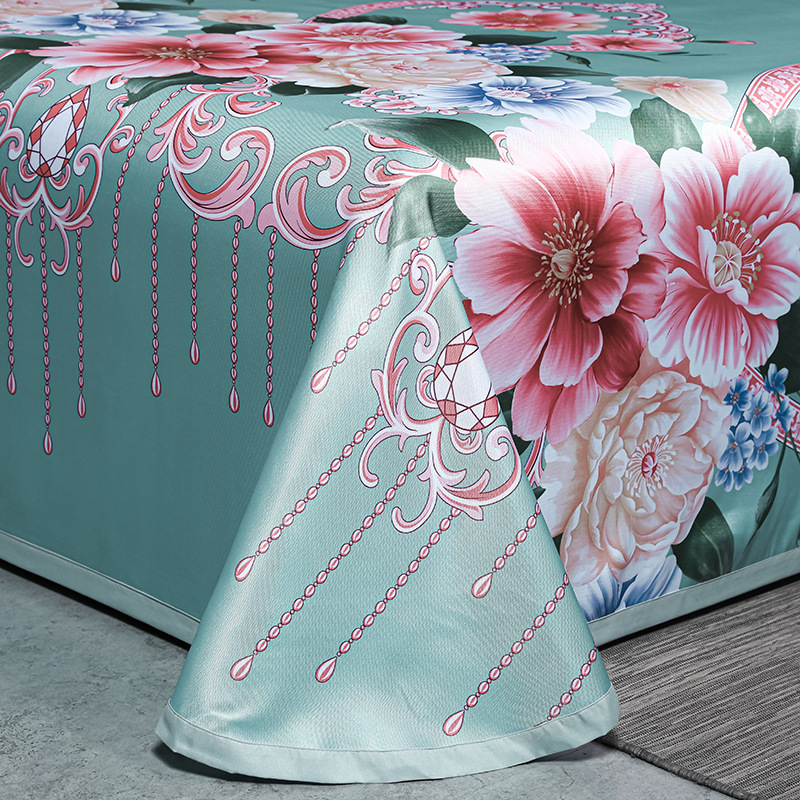 Ice silk mat three-piece set foldable machine washable sheets air-conditioned mat household soft mat gift group purchase live broadcast wholesale