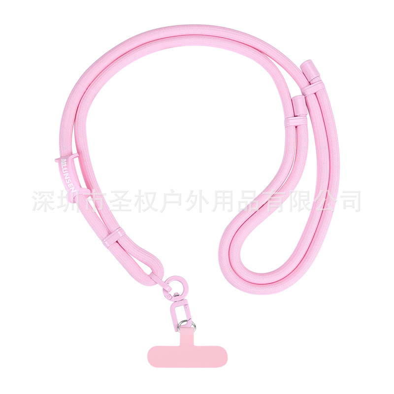 手机挂绳斜跨可背编织8MM挂脖挂绳烤漆加密涤纶高级感手机挂绳|undefined