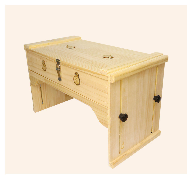 Solid Wood Moxibustion Box Adjustable Height Large Abdominal Warming Device Full Body Spa Tool specifications