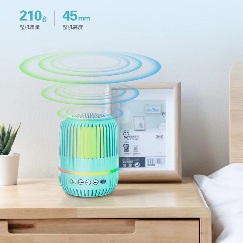 Manufacturers Straight Hair 52Mmgts-2150 Colorful Lanyard Carry Portable Bluetooth Speaker