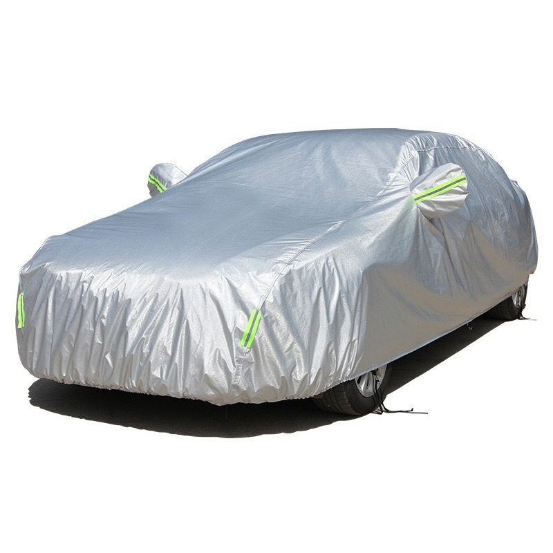 Cross-Border In-Stock Car Cover, Full Coverage, Universal for All Seasons, Thickened and Cotton-Lined, Waterproof, Sunshade, Sun Protection Cover, Dropshipping Car Cover