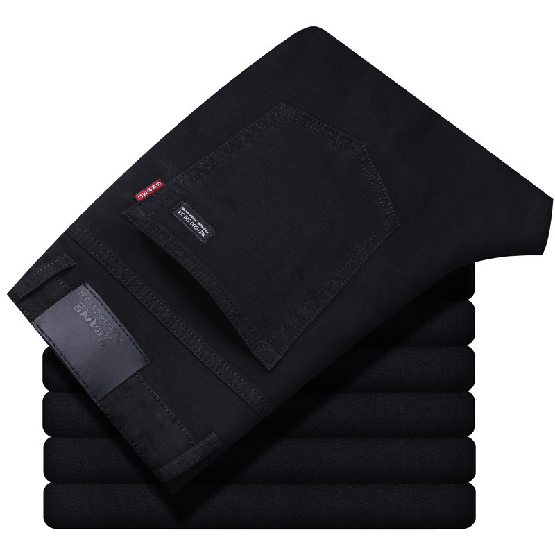 Spring and autumn denim pants for men, work pants, high-waisted outdoor casual pants, loose straight-leg versatile pants for work Spring and autumn denim pants for men, work pants, high-waisted outdoor casual pants, loose straight-leg versatile pants for work
