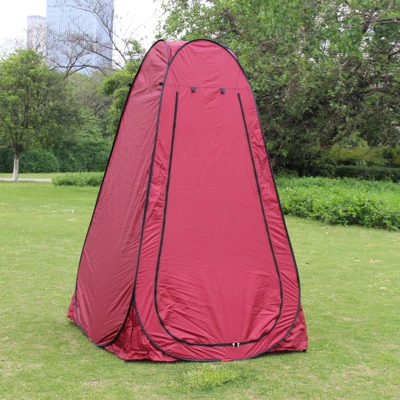 Avtomobil dam çadırları – Tent, Shower Bathroom, Camping - wine-red-single