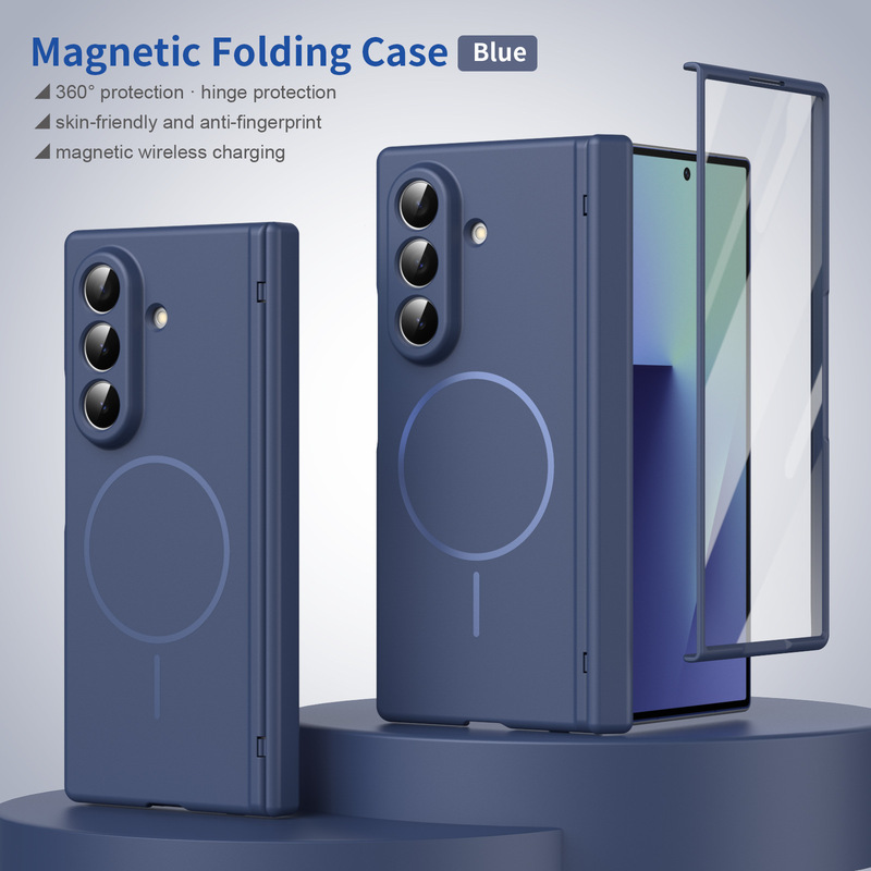 Suitable for Samsung Z Fold8Ultra Mobile Phone Case, Magnetic Central Axis Hinge Shell and Film Integrated Fold7/6 Protective Case Suitable for Samsung Z Fold8Ultra Mobile Phone Case, Magnetic Central Axis Hinge Shell and Film Integrated Fold7/6 Protective Case