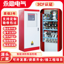 厂家供应消防水泵控制柜 消火栓喷淋泵控制机械应急双电源巡检柜
