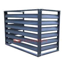 铝合金空调外机保护罩室外防护百叶格栅防雨防晒遮挡装饰定制