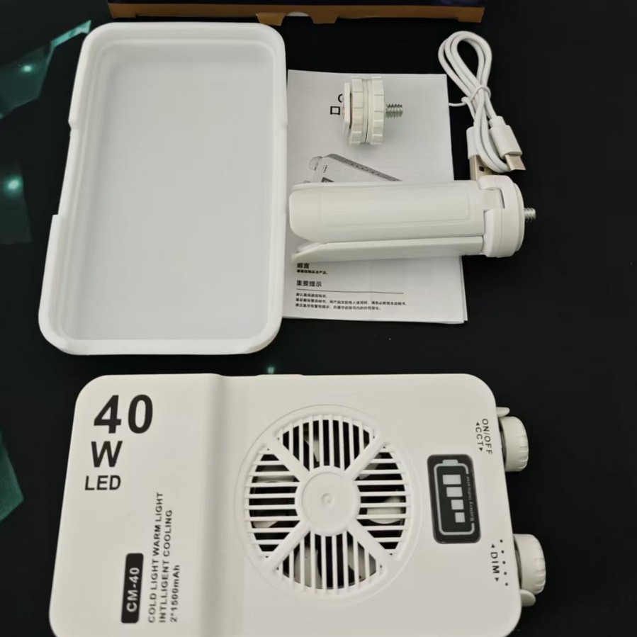 40 alta potencia portátil de bolsillo iluminación foto cámara de fotografía profesional sala de transmisión al aire libre portátil colorido