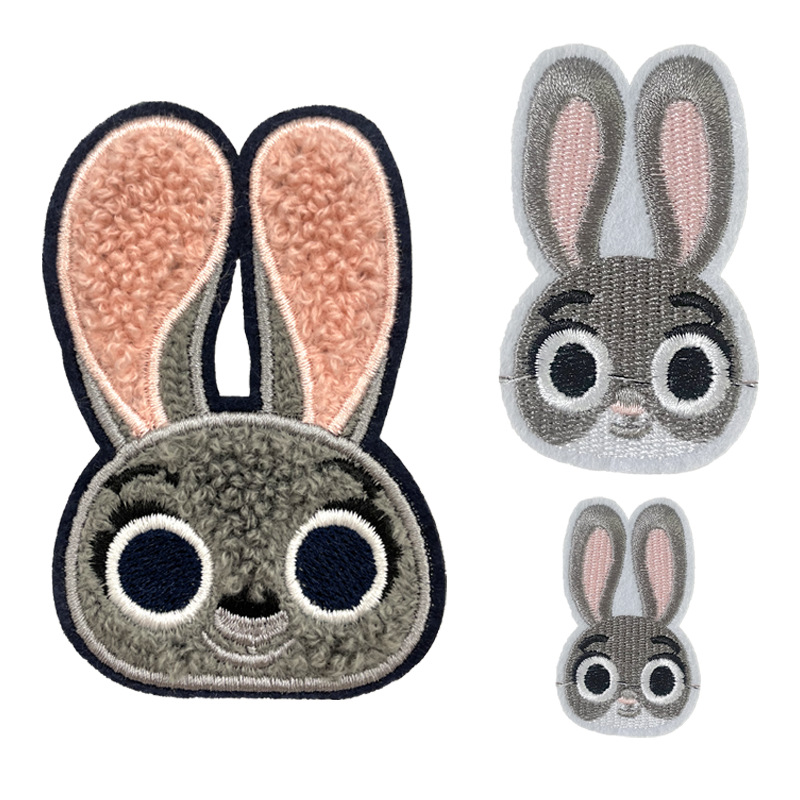 绣花贴可爱动物总动员草莓熊刺绣布贴衣服补丁贴手机壳装饰贴