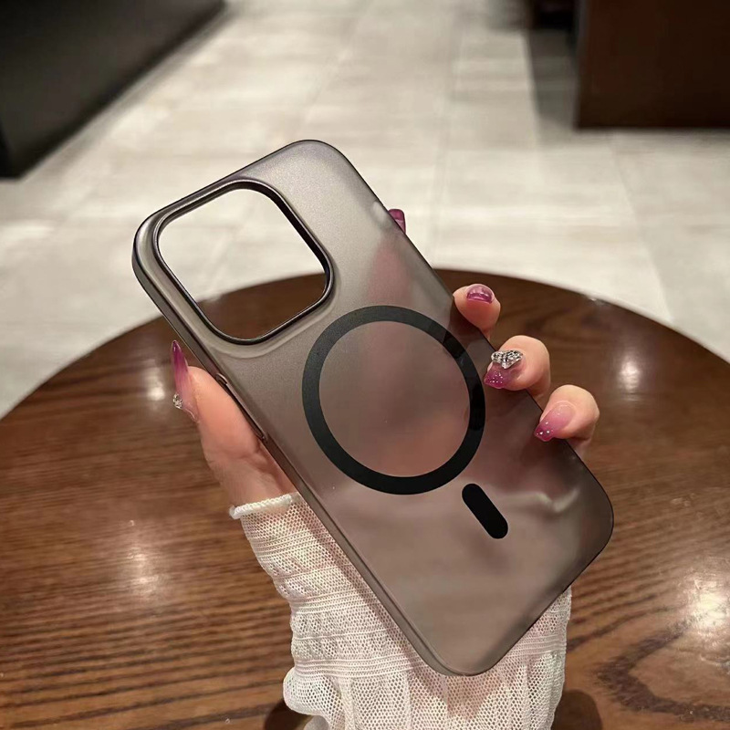 Magnetic Matte Phone Case For Iphone 17 Pro Max 16 13 12 Unisex_voghion.com