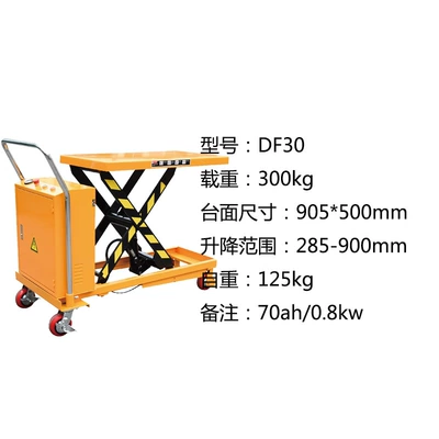 Scissor-Type Hand-Pushed Platform Truck – Avtomobil fırlanan platformaları - dp300