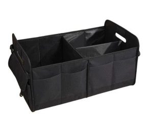 Car storage bag/box Women's Car Storage Box - upgraded-material-oxford-cloth-multifunctional-storage-box-black