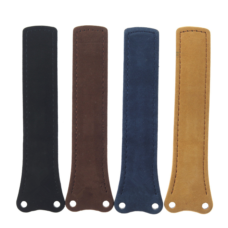 apply tellhow Gaya Nubuck leather Watch strap watch chain blue coffee Khaki 30mm Watch Accessories