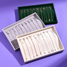 绒布简约首饰架项链板收纳盘珠宝饰品展示架展示盘手镯耳环托盘