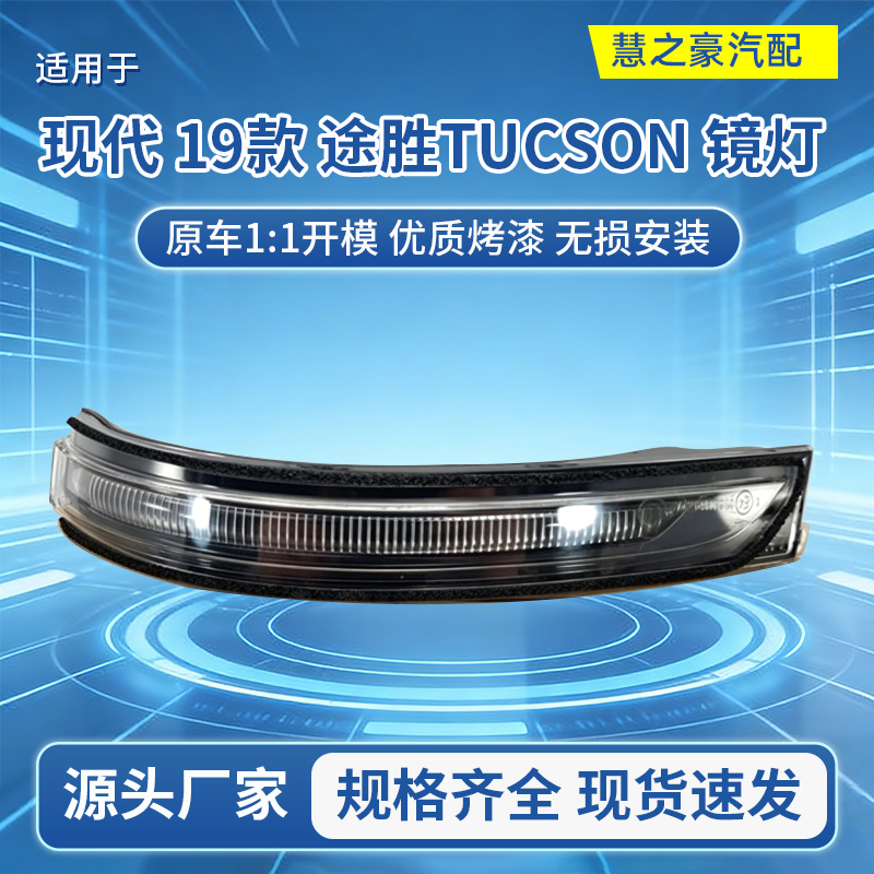 Suitable for 87614/24-D7000 Hyundai 19 Model Tucson Mirror Light
