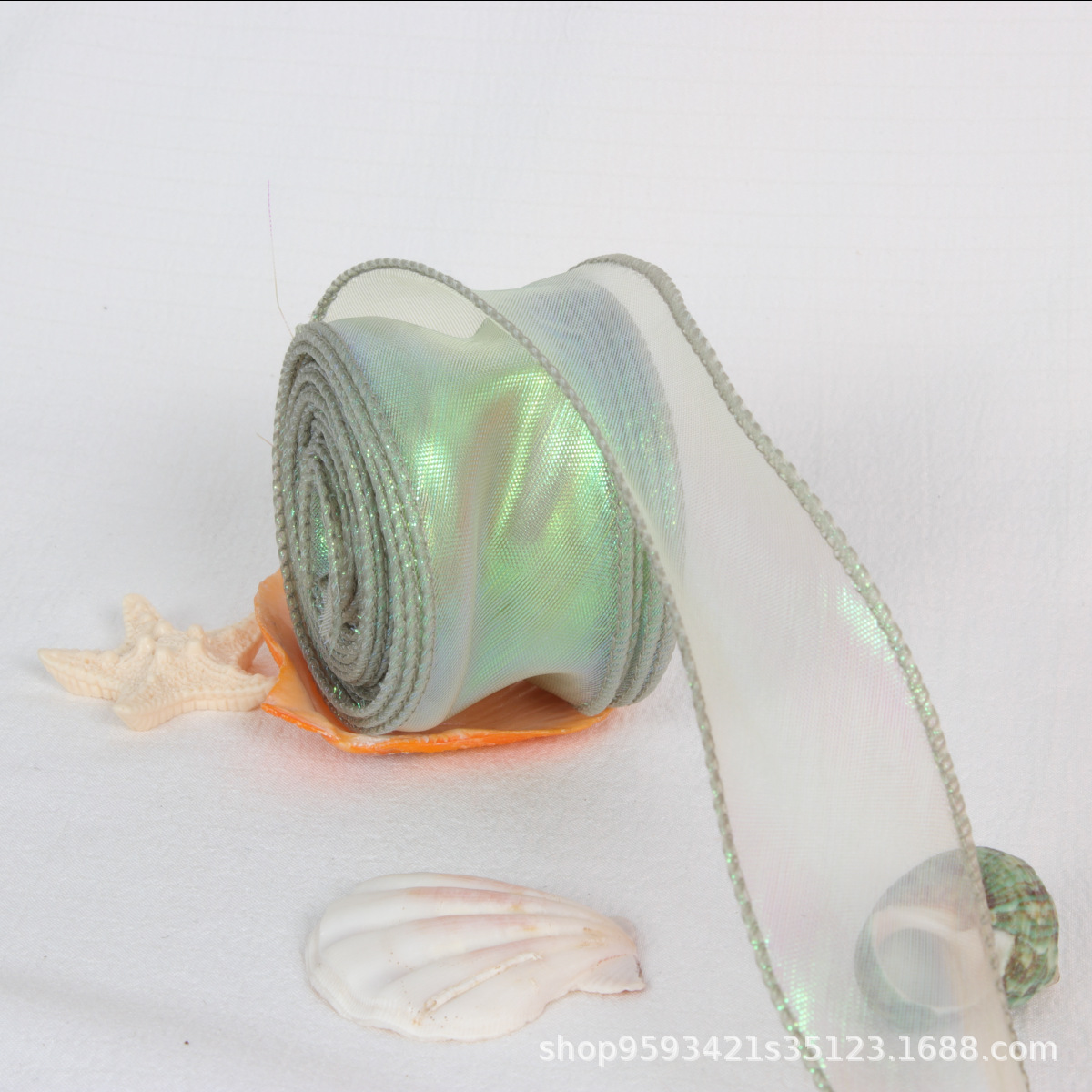 Hilado de cola de pez Symphony, gasa de lazo, zapatos, sombreros de flores, pasteles, decoración de regalos, brazaletes de flores, brazaletes de flores