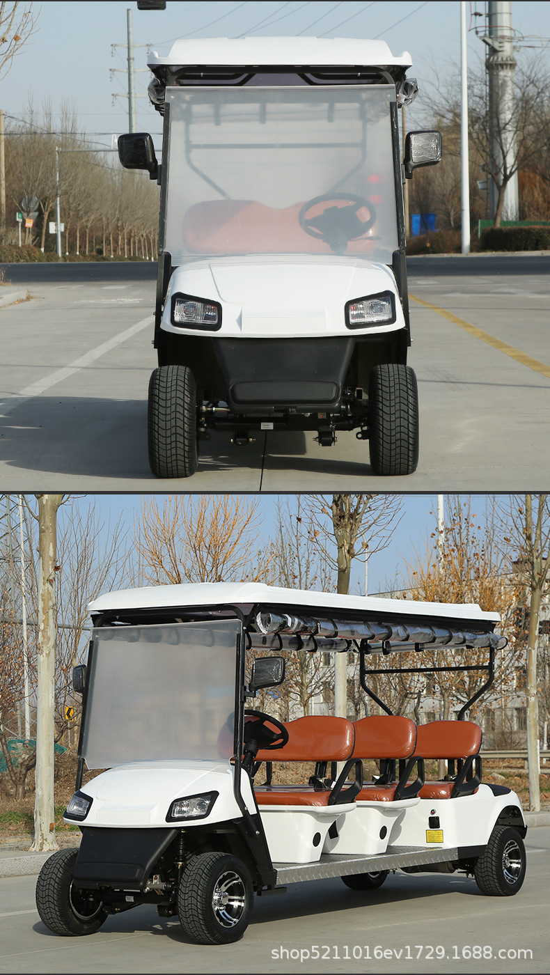 Electric Sightseeing Car, Golf Cart, Campus Tourist Patrol Car, Real Estate Viewing Car, Reception Car, Shuttle Bus