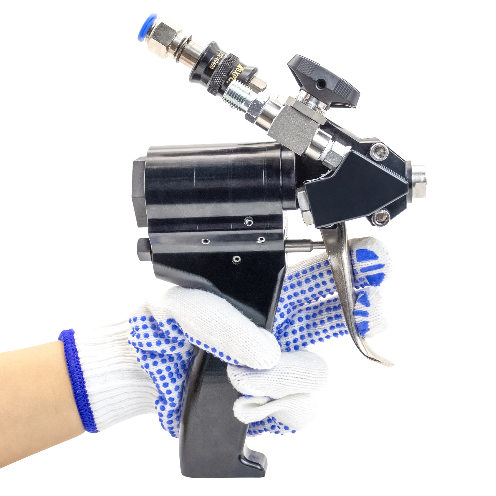 Exportación Mongolia alta presión neumática PISTOLA DE PULVERIZACIÓN de poliuretano PU material blanco y negro 1:1 equipo de pulverización de aislamiento térmico PISTOLA DE PULVERIZACIÓN de espuma
