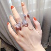 Tide, three dimensional one size fashionable adjustable ring, Korean style, European style, on index finger, internet celebrity