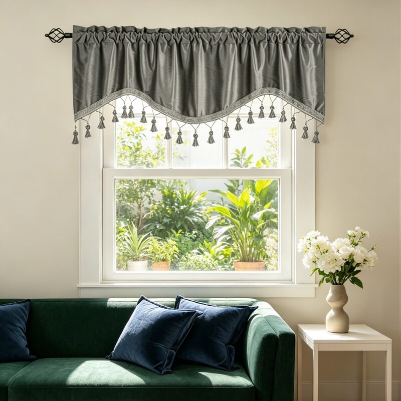 Factory Direct Sales of Velvet Lace Curtains, Wave-Style Curtains, Finished Short Curtains, Rod-Punched Curtain Headers, Foreign Trade Cross-Border Finished Products Factory Direct Sales of Velvet Lace Curtains, Wave-Style Curtains, Finished Short Curtains, Rod-Punched Curtain Headers, Foreign Trade Cross-Border Finished Products