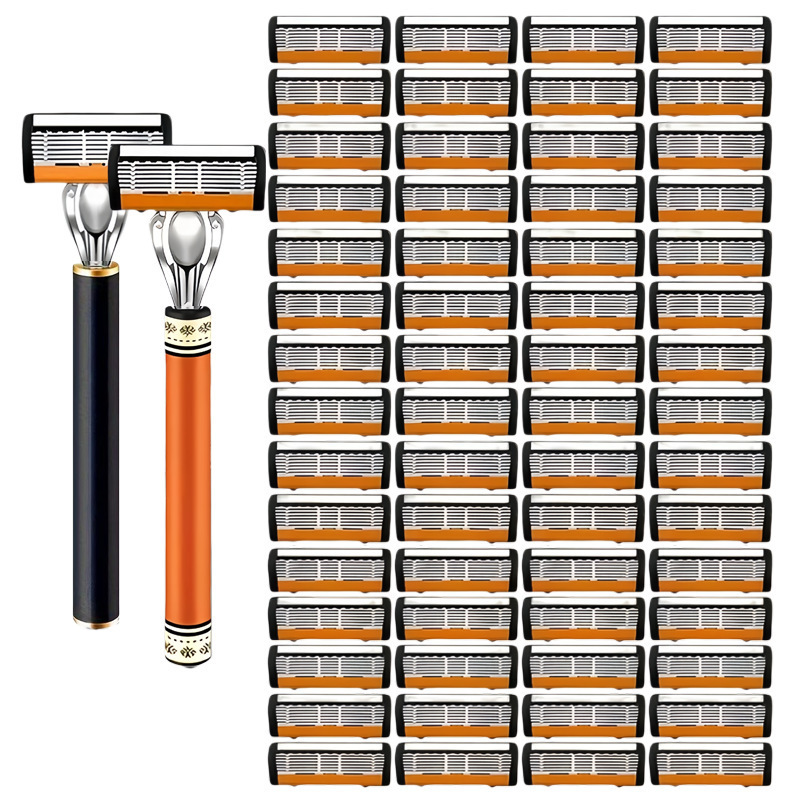 2026 New Model Men's Manual Razor Blades Classic Shaving Razor Hair Removal Razor Cross-Border Wholesale 2026 New Model Men's Manual Razor Blades Classic Shaving Razor Hair Removal Razor Cross-Border Wholesale