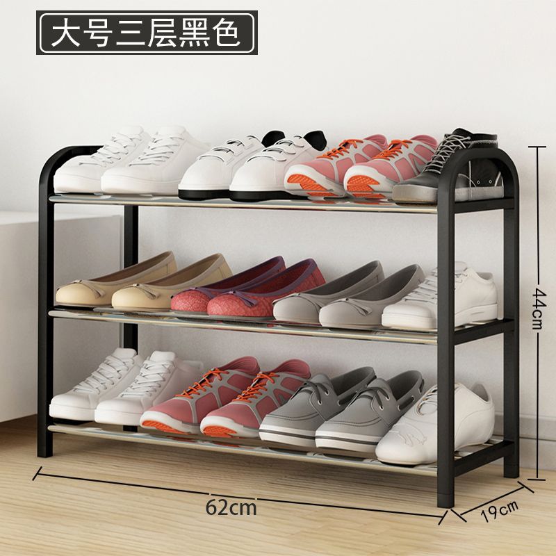 3겹 블랙 61cm [신발 9켤레] 심플한 스타일