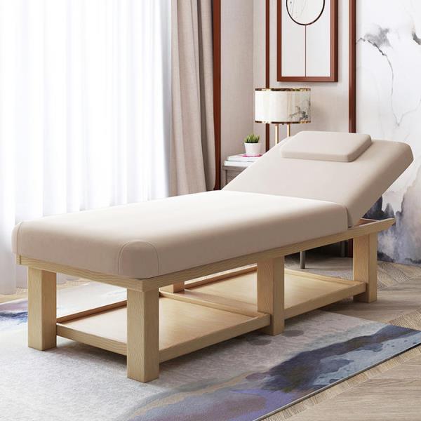 Fábrica directa cama de belleza de madera sólida sala de belleza multifuncional con agujeros de moxibustión cama de fisioterapia cama de masaje de belleza cama de masaje image 8