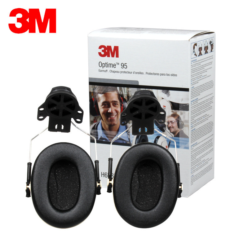 Orejeras de Protección Auditiva para Casco 3M H6P3E de ABS con Reducción de Ruido para Construcción image 2